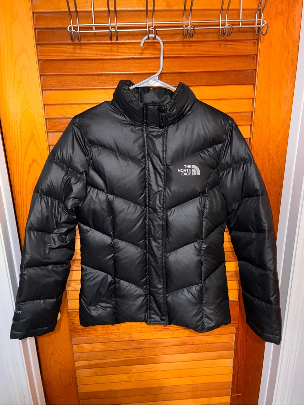 North Face Women’s Summit Series Down Jacket, black - size medium